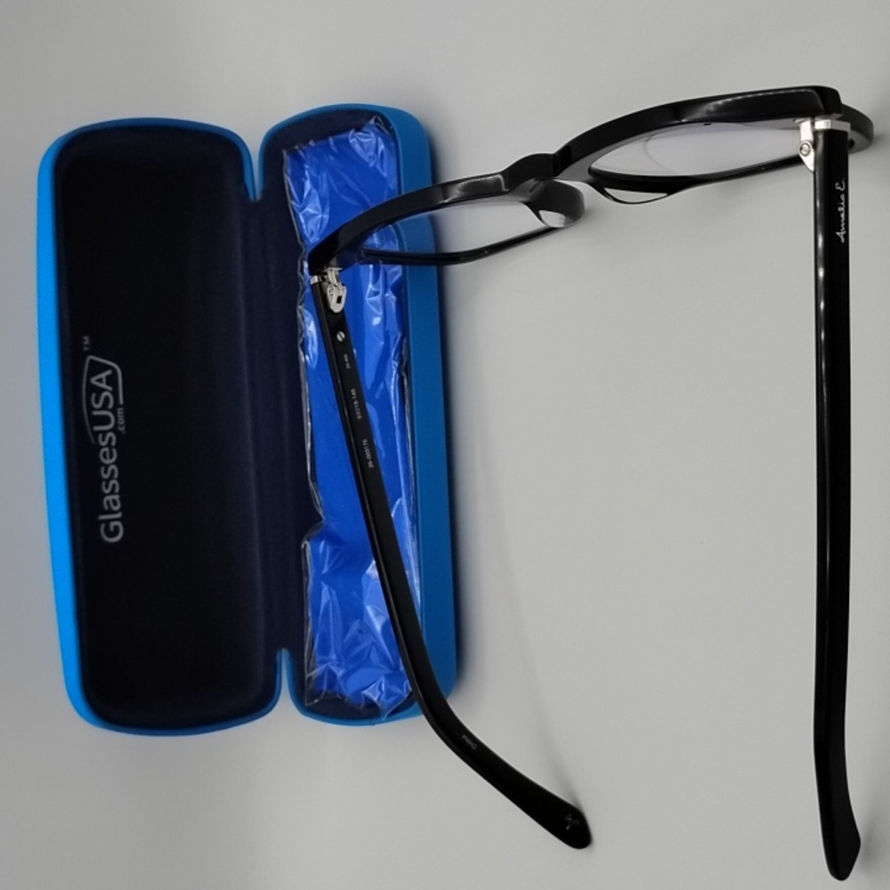 Amelia E Black Frame Reading Glasses From Glasses USA Brand New Never Worn - Picture 2 of 3